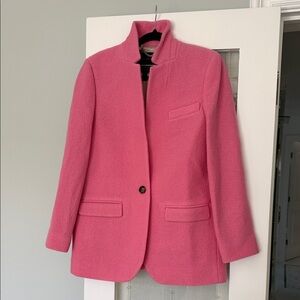 J. Crew Pink Blazer with Single Button
